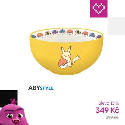 AbyStyle Pokémon Miska Pikachu Electric Type 600 ml