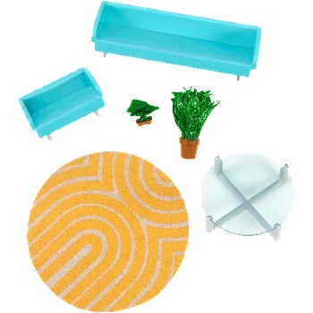 Battat Lo37031z Мебели Лори - Хол