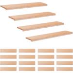 vidaXL Стъпала за стълби 20 бр. 110 x 30 x 2 cm Натурално Солидно бук (3446482)