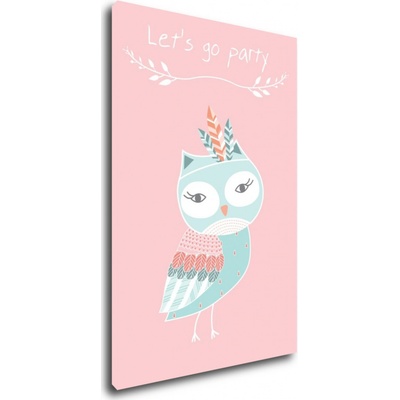 Impresi Obraz Let's go party owl - 20 x 30 cm