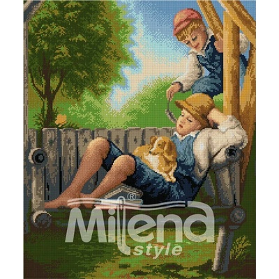 Milena Style Следобедна дрямка - гоблен със схема конци Ariadna 1: 1