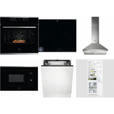 Set Electrolux KOEBP39X + LIR60433B + LFC316X + LMS2203EMX + EEA27200L + LNT3LF18S
