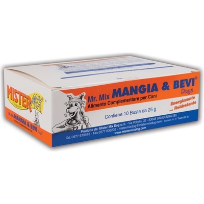 Mister Mix Dog MANGIA & BEVI Dogs 10 x 25 g balení: 10 x 25 g