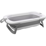 Lorelli Сгъваема вана с термометър и оттичане Lorelli - Dino, 83 сm, Grey (10131000003)