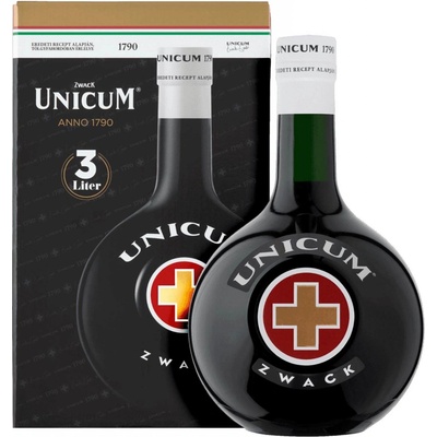 Unicum Zwack 40% 3 l (kartón)