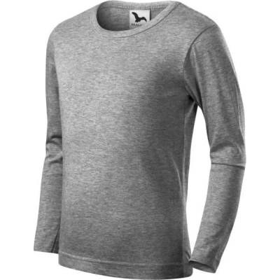 Malfini Long Sleeve 121 tmavosivý melír