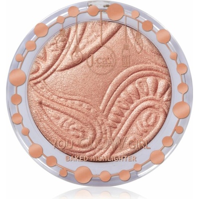 J,Cat Beauty You Glow Girl zapečený rozjasňovač 107 Moon and Back 8,5 g