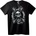 NOONEBRAND Тениска Пробиване на Skull - S, Black