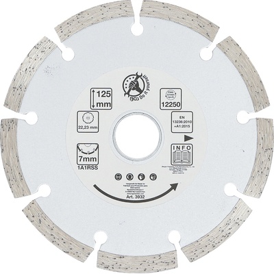 BGS Kotúč diamantový segmentový 125 mm 3932