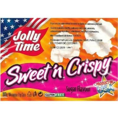 Jolly Time Sweet'n Crispy sladký popcorn 100g