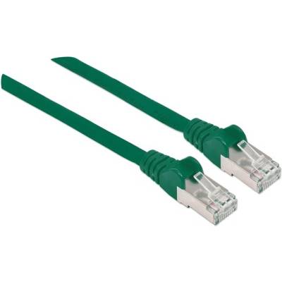 Manhattan 741071 S/FTP patch RJ45 na RJ45 Cat7 s modulárním konektorem Cat6A 10m zelený