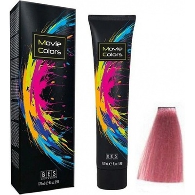 BES Movie Colors Pink gélová farba na vlasy ružová 170 ml