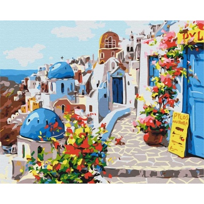 ASTRA Malování podle čísel MAGICAL SANTORINI na rámu 40 x 50 cm 801023908