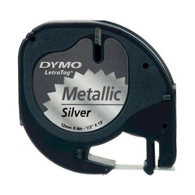 páska DYMO 59429 LetraTag Silver Metallic Tape (12mm) (S0721750/730/710)
