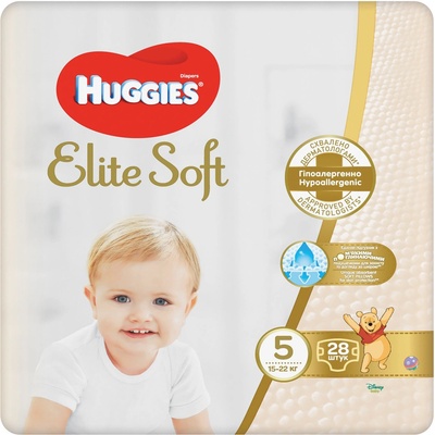 HUGGIES Elite Soft 5 12 - 22 kg 28 ks