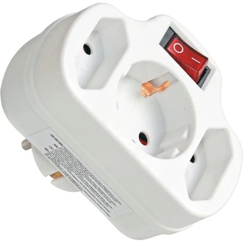 Commel АДАПТЕР ЗА КОНТАКТ БЯЛ С КЛЮЧ commel