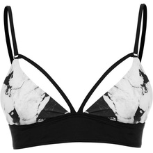 Firetrap Strap Bikini Top White Marble