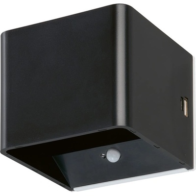 Fischer & Honsel Черна LED стенна лампа Magnetics - Fischer & Honsel (830042)