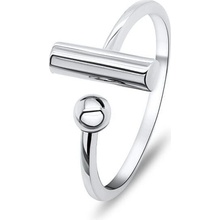 Brilio Silver strieborný prsteň RI037W