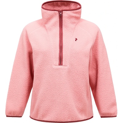 Peak Performance Дамски поларен пуловер Peak Performance Women's Naturerush Pile Half Zip Fleece jumper - Warm Blush (105-7131-0313)