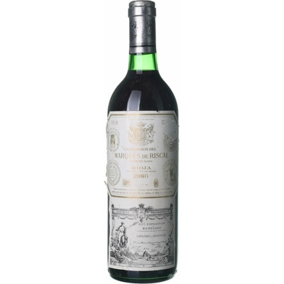 Herederos del Marqués de Riscal Rioja Crianza suché červené 1986 0,75 l (holá láhev)