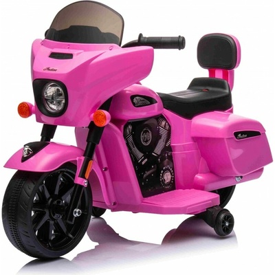 Mamido Detská elektrická motorka Chopper Indian ružová