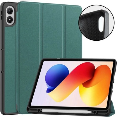 Vsetkonamobil 126869 LEATHER Zaklápací kryt pre Xiaomi Redmi Pad 2 Pro zelený