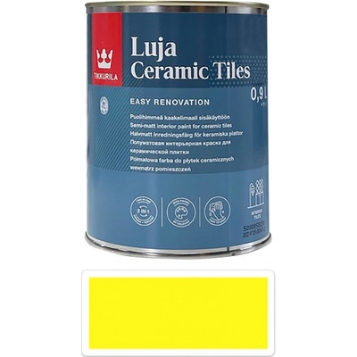 TIKKURILA Luja Ceramic Tiles 0,9 l Sírovo žltá