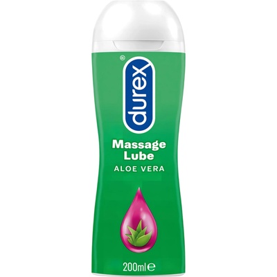 Durex 2в1 масажно олио - Алое Вера (200 мл)