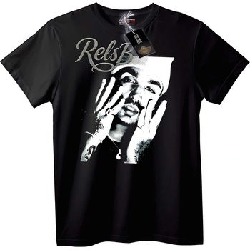 NOONEBRAND Тениска RelsB с графичен дизайн - S, Black