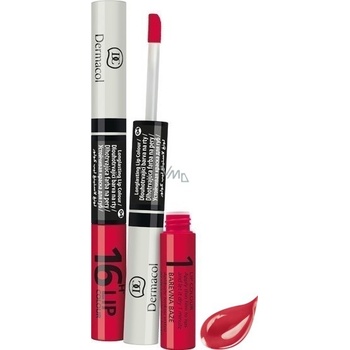 Dermacol 16H Lip Colour dlhotrvajúca farba na pery 20 3 ml a 4,1 ml