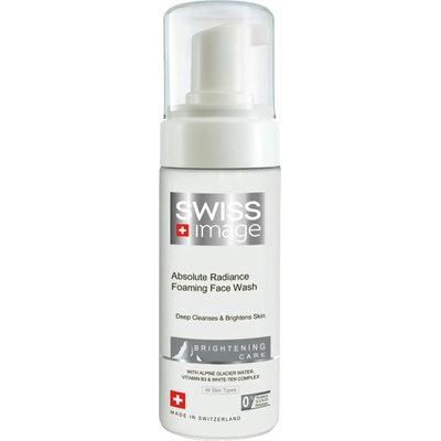 Swiss Image Brightening Care Absolute Radiance Foaming Face Wash нежна, освежаваща почистваща пяна 150 мл