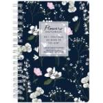 Drasca Скечбук Flowers 120г А6 60л Poppies черен фон