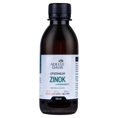 Adelle Davis Lipozomální zinek 200 ml