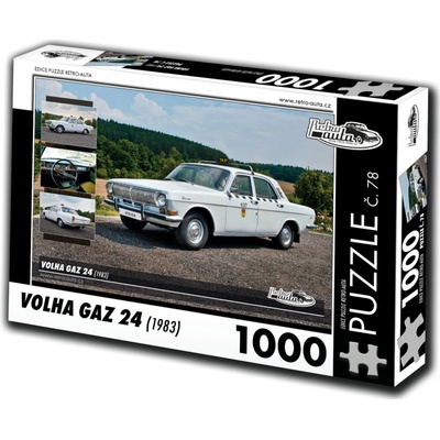 Retro cars Volha GAZ 24 1983 1000 dielov
