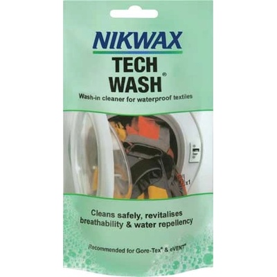 Nikwax prací prostředek na outdoorové oblečení a syntetické spací pytle Tech Wash Sachet 100ml