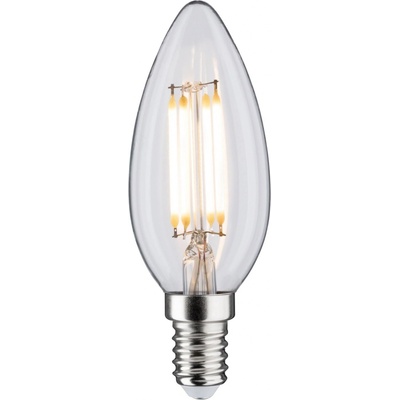 Paulmann LED svíčka 4,5 W E14 čirá teplá biela 286.11