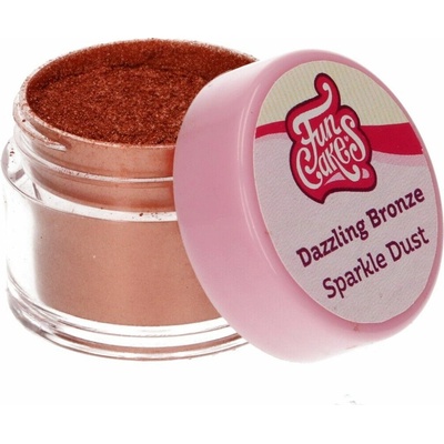 Cakesupplies Jedlá prachová farba Dust Dazzling Bronze Bronzová 3,5 g