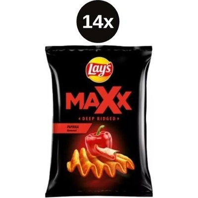 Lays maxx paprika 14x 55 g