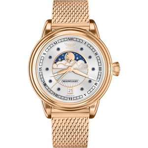 Aviator Дамски часовник Aviator Douglas Moonflight Gemstone Edition Blue Saphire Limited Edition V. 1.33. 2.416. 5 (V.1.33.2.416.5) Часовници