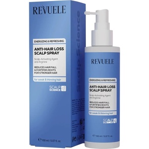 Revuele Energizing & Refreshing Anti-Hair Loss Scalp Spray, енергизиращ спрей против косопад с аргинин, 150 ml