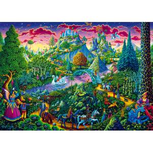 Schmidt Spiele - Puzzle Michael Fishel: Fairy tale world - 1 000 piese