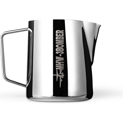 MHW-3BOMBER kanvička na šľahanie mlieka 5.0, Glossy Grey, 400ml