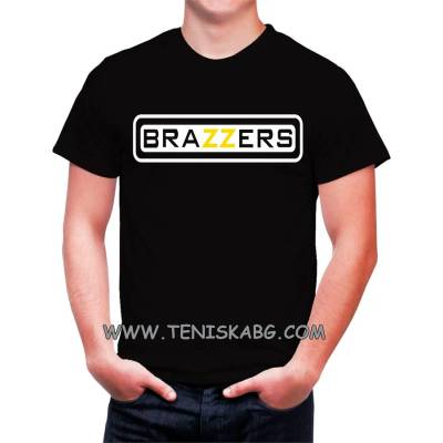 Fruit of the Loom Тениска с надпис - Brazzers