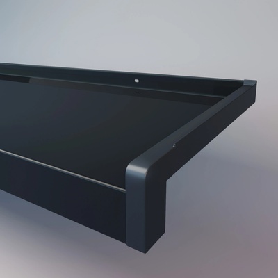PARAMONT Parapet venkovní hliníkový 210 mm antracit