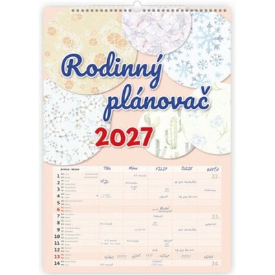 Rodinný plánovač nástěnný 2027