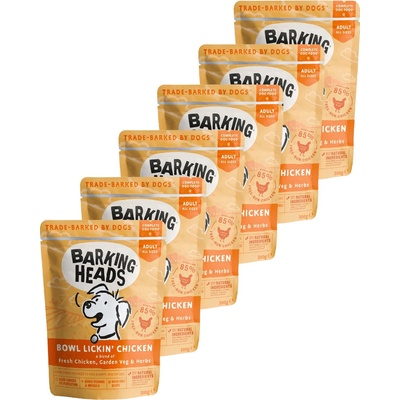 Barking Heads Bowl Lickin’ Chicken 6 x 300 g