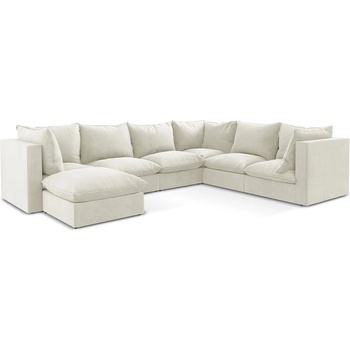 makamii Бежов ъглов диван (десен ъгъл/U форма) Manao - Makamii (MANAO_UL_41_P1_C1)