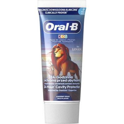 Oral-B Kids Lion King detská s ovocnou príchuťou 6 m+ 60 ml