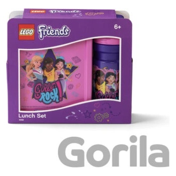 LEGO® Friends Girls Rock svačinový set láhev a box fialová